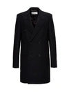 SAINT LAURENT DOUBLE-BREASTED COAT,11427907