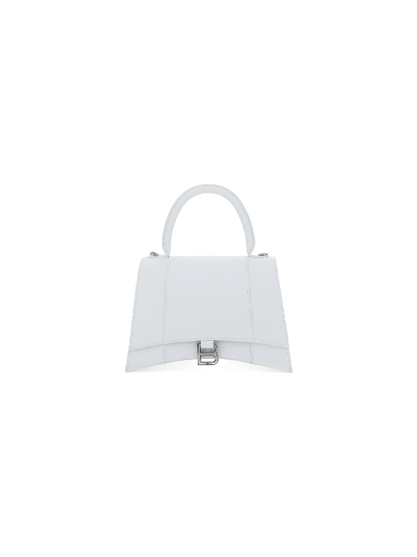 Balenciaga Hourglass Handbag In White | ModeSens