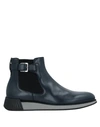 SERGIO ROSSI SERGIO ROSSI MAN ANKLE BOOTS MIDNIGHT BLUE SIZE 7 SOFT LEATHER,11907848NG 5