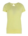 Casall T-shirts In Yellow