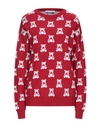 MOSCHINO MOSCHINO WOMAN SWEATER RED SIZE S COTTON,14067922PP 5