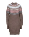 Manila Grace Short Dresses In Beige