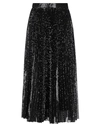 Msgm Long Skirts In Black