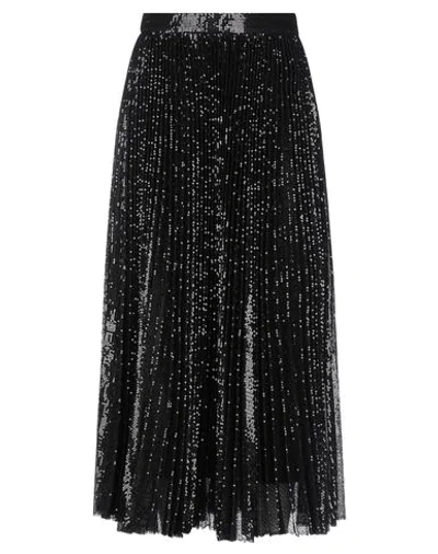 Msgm Long Skirts In Black