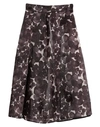 ELISABETTA FRANCHI ELISABETTA FRANCHI WOMAN MIDI SKIRT BLACK SIZE 4 POLYESTER,35445078SX 4