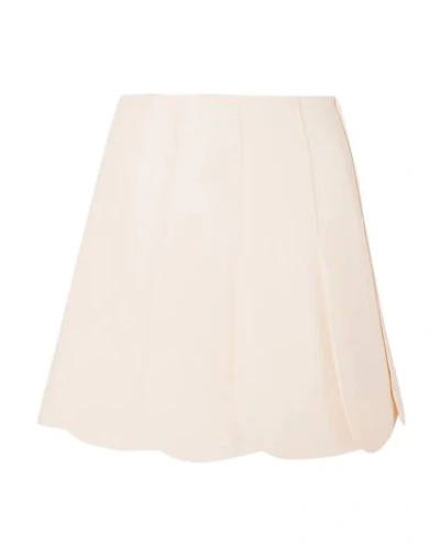 Valentino Mini Skirts In White