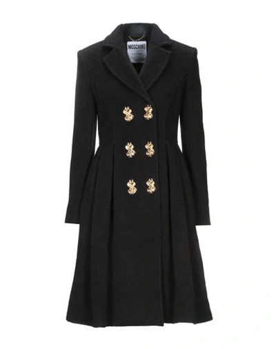 Moschino Coats In Black