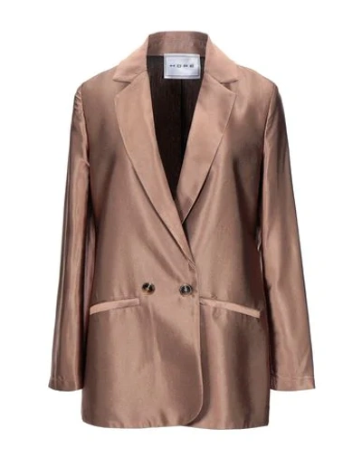 Hope Suit Jackets In Brown