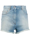 GUCCI FRINGED DENIM SHORTS