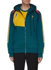 BED J.W. FORD COLOURBLOCK STRIPE OUTSEAM HOODED JACKET