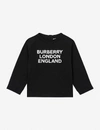 BURBERRY LOGO-PRINT COTTON JUMPER 6-24 MONTHS,R01072211