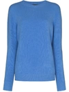 THE ELDER STATESMAN SIMPLE CASHMERE JUMPER