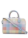 GANNI CHECK PATTERN TOTE