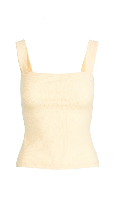 Reformation Canyon Top In Lemon