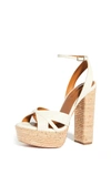 AQUAZZURA Sundance Plateau Sandals 140mm