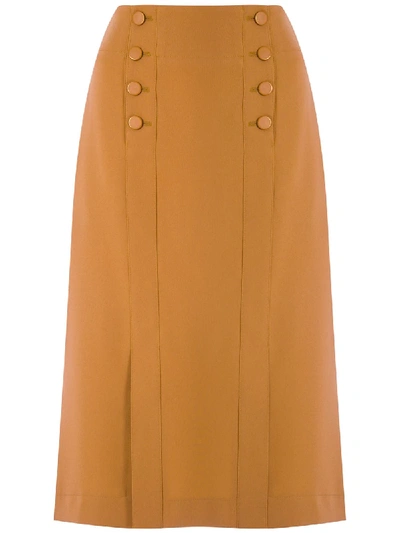 Egrey Loulou A-line Skirt In Orange