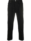 Acne Studios North Stay Black Straight Fit Jeans In Black