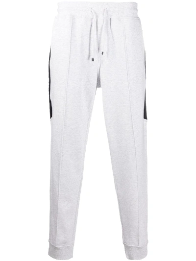 Brunello Cucinelli Side Stripe Track Trousers In Grey