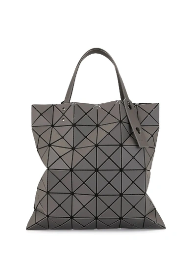 Bao Bao Issey Miyake Geometric Tote Bag In Grey