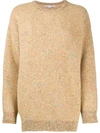 STELLA MCCARTNEY MICRO SEQUIN-EMBELLISHED KNITTED JUMPER