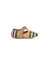 BURBERRY VINTAGE CHECK-PRINT CRIB SHOES