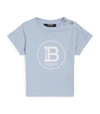 BALMAIN KIDS MONOGRAM T-SHIRT (3-36 MONTHS),15575398