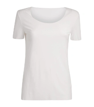 Wolford Aurora Pure Stretch Modal T-shirt In White