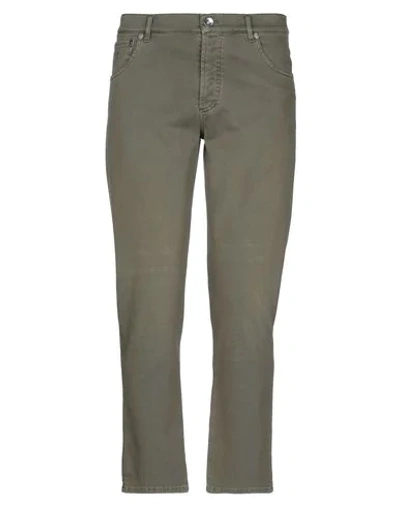 Brunello Cucinelli Pants In Military Green