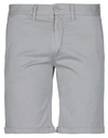 Sun 68 Man Shorts & Bermuda Shorts Light Grey Size 31 Cotton, Elastane In Grey