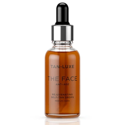 Tan-luxe The Face Anti-age Rejuvenating Self-tan Drops - Medium/dark, 30ml In Colorless