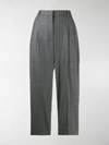 Stella Mccartney Cropped Tailored Trousers In Grey
