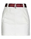 Patrizia Pepe Mini Skirts In White