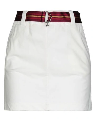 Patrizia Pepe Mini Skirts In White