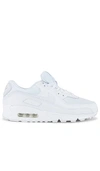 Nike White Air Max 90 Premium Sneakers In White