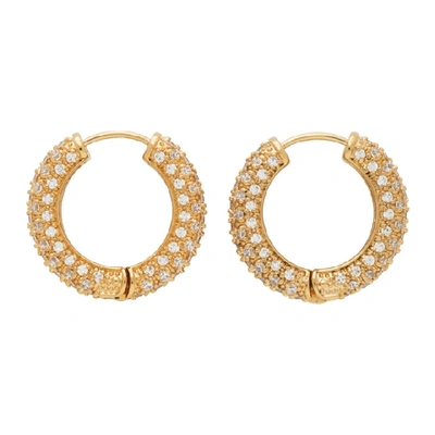 Numbering Gold Small 994 Hoop Earrings