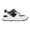 BURBERRY WHITE & BLACK RONNIE SNEAKERS