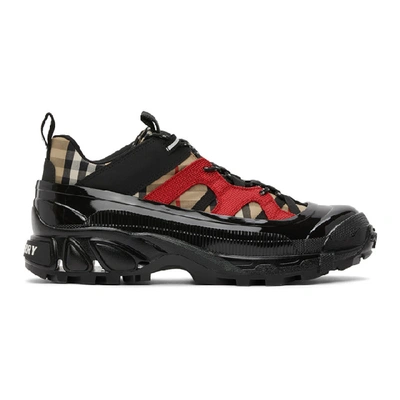 Burberry Beige Arthur Chunky Sneakers In Archive Beige