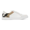 Burberry White New Reeth Sneakers