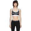 BALMAIN BALMAIN BLACK LYCRA SPORTS BRA