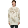 424 OFF-WHITE MOHAIR OVERSIZED CREWNECK SWEATER