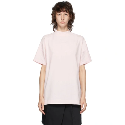 Alyx Oversized Mock Neck T-shirt In 001 Pink