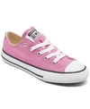 CONVERSE LITTLE GIRLS SHOES, CHUCK TAYLOR LOW TOP CASUAL SNEAKERS FROM FINISH LINE