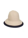 LORO PIANA KATE STREAKS HEMP HAT,400012289883