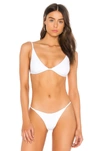 L*space Lspace L Space Millie Bikini Top In White