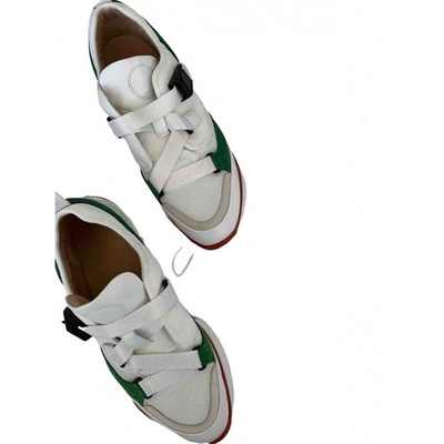 Pre-owned Chloé White Cloth Trainers