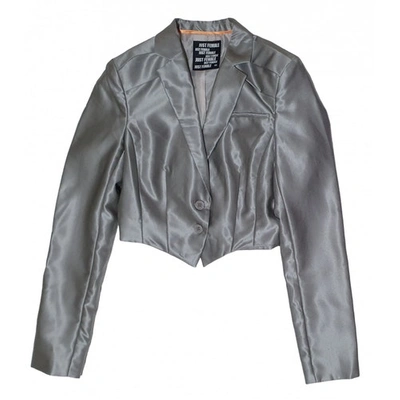 Pre-owned Just Female Silver Polyester Jacket