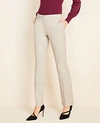 ANN TAYLOR THE PETITE MARLED STRAIGHT PANT,522997