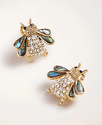 Ann Taylor Bee Stud Earrings In Gold