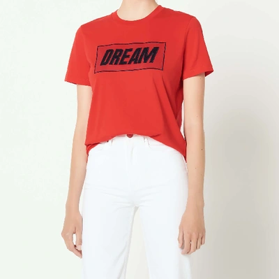 Sandro Short-sleeved Cotton T-shirt In Red