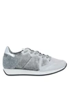 PHILIPPE MODEL PHILIPPE MODEL WOMAN SNEAKERS GREY SIZE 6 SOFT LEATHER, TEXTILE FIBERS,11704896AU 7